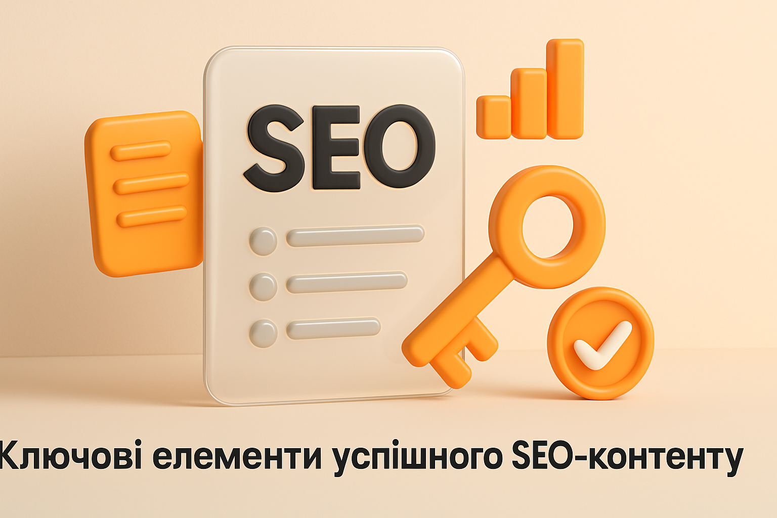 Ілюстрація: Ключові елементи успішного SEO-контенту