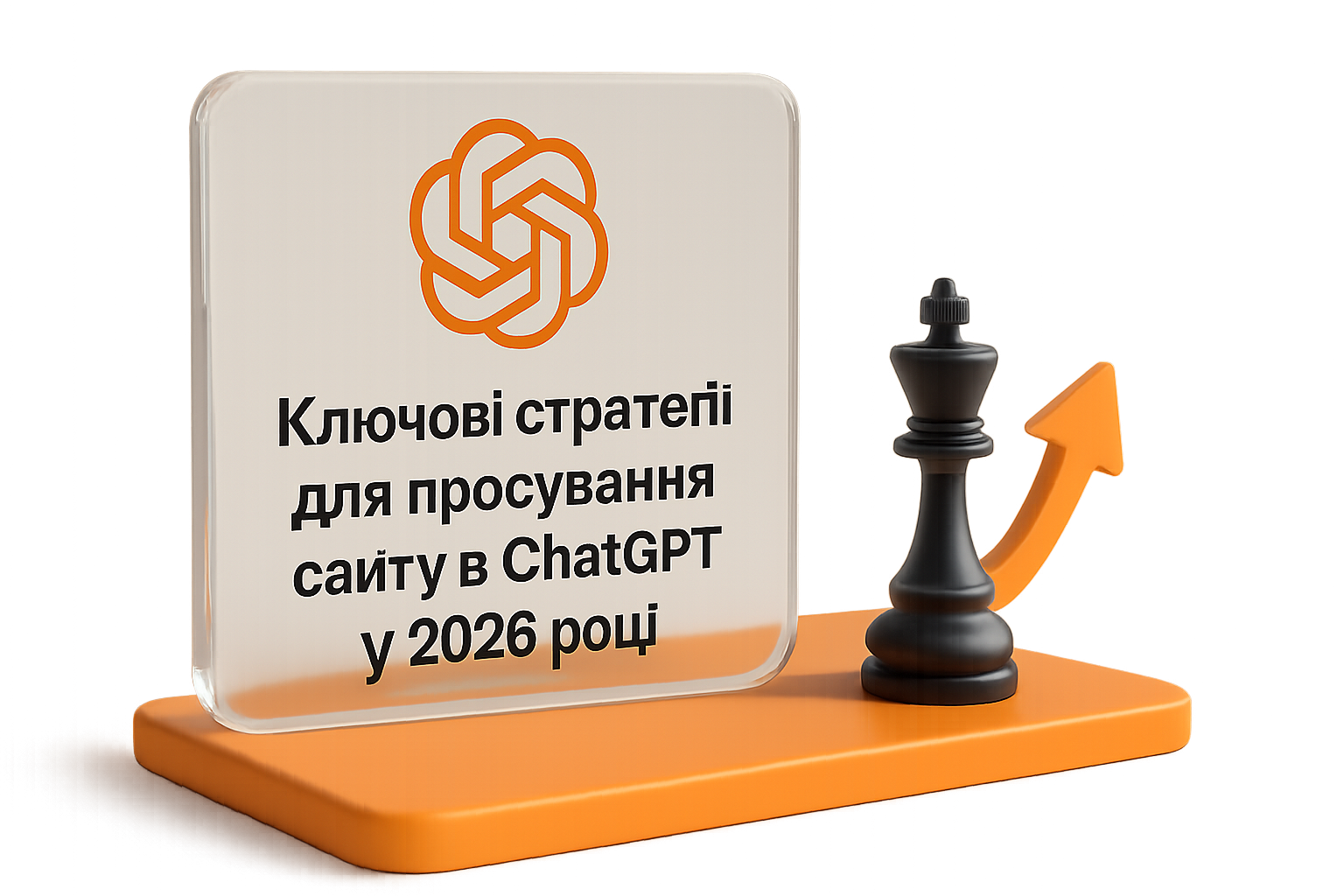 Ілюстрація: Ключові стратегії для просування сайту в ChatGPT у 2026 році
