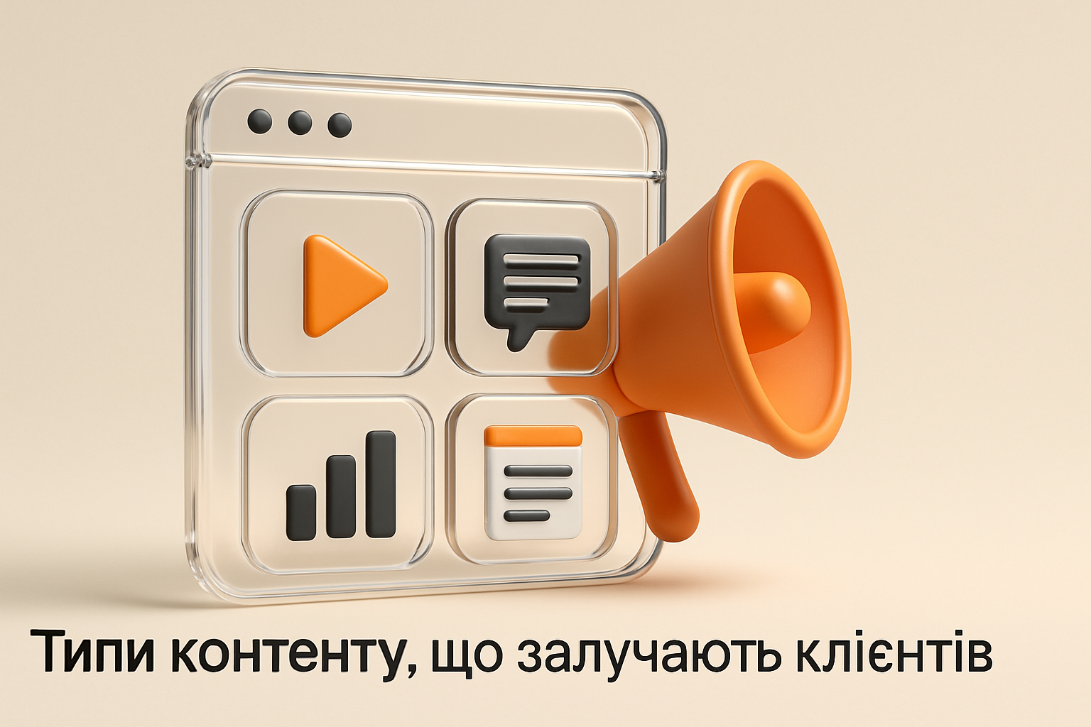 Ілюстрація: Типи контенту, що залучають клієнтів