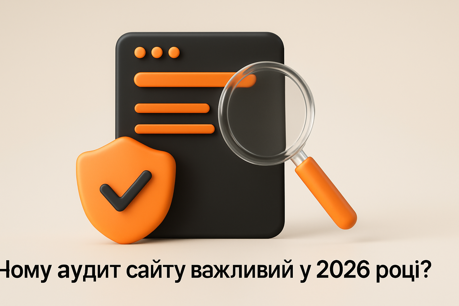 Ілюстрація: Чому аудит сайту важливий у 2026 році?